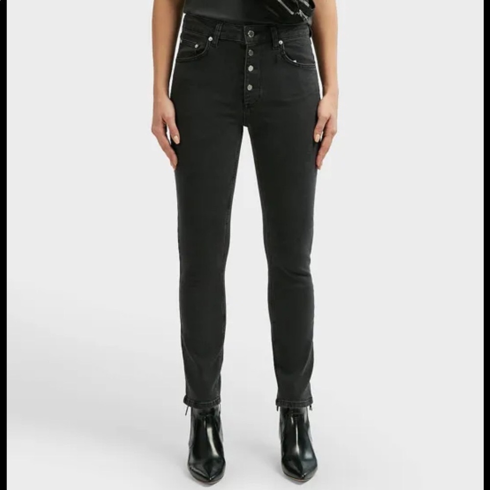 Anine Bing Frida jean charcoal black/grey